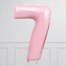 Number Pale Pink Large Shape Balloon