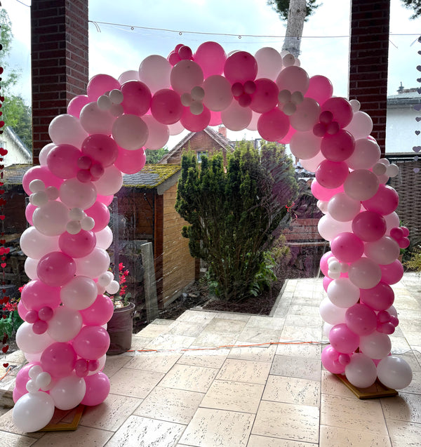 Baby Pink Ready-Made Balloon Arch