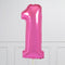 Fuchsia Birthday Balloon Numbers