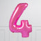 Fuchsia Birthday Balloon Numbers