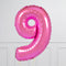 Fuchsia Birthday Balloon Numbers
