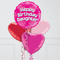 Happy Birthday Daughter Inflated Foil Balloon Bunch