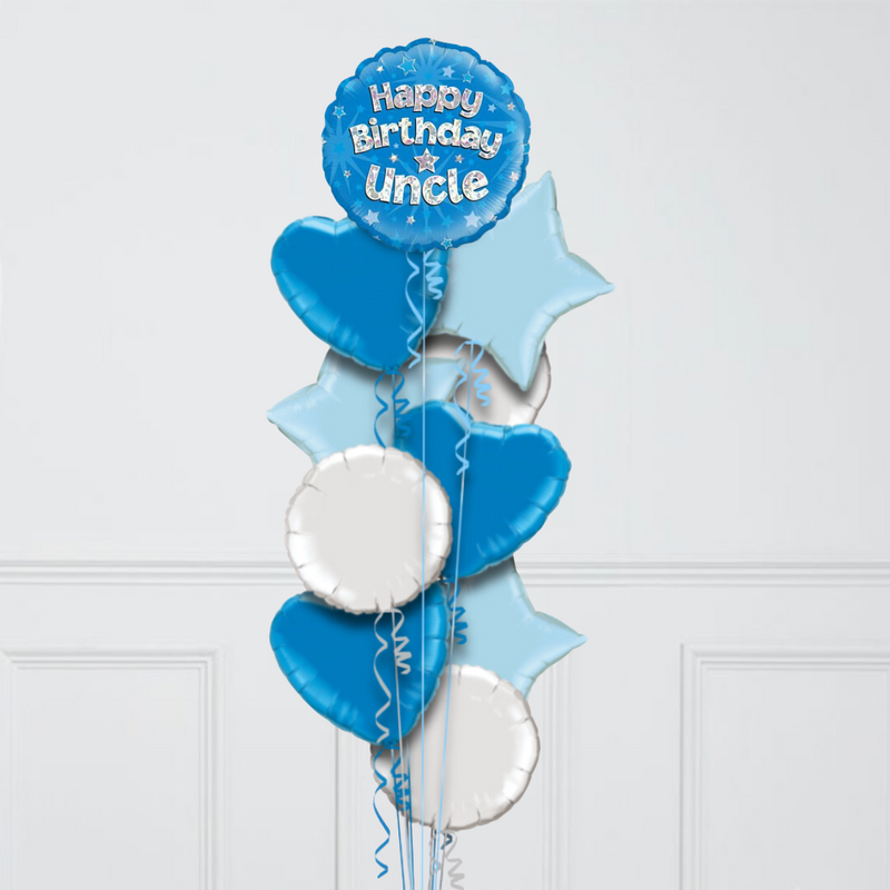 Happy Birthday Uncle Inflated Foil Balloons