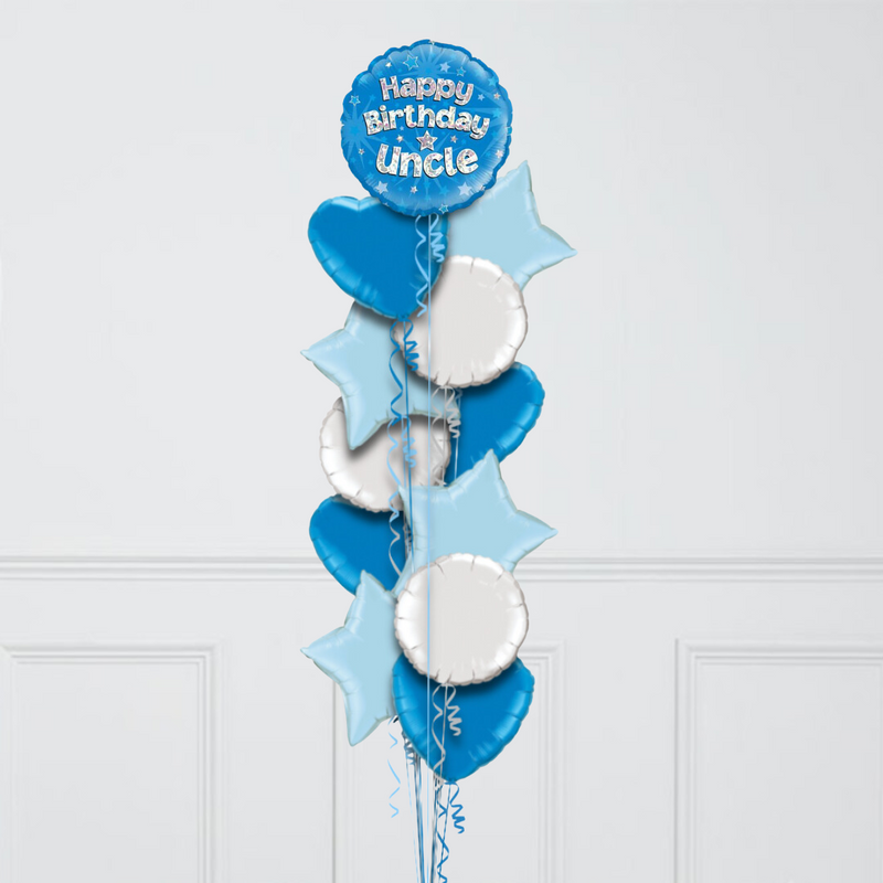 Happy Birthday Uncle Inflated Foil Balloons