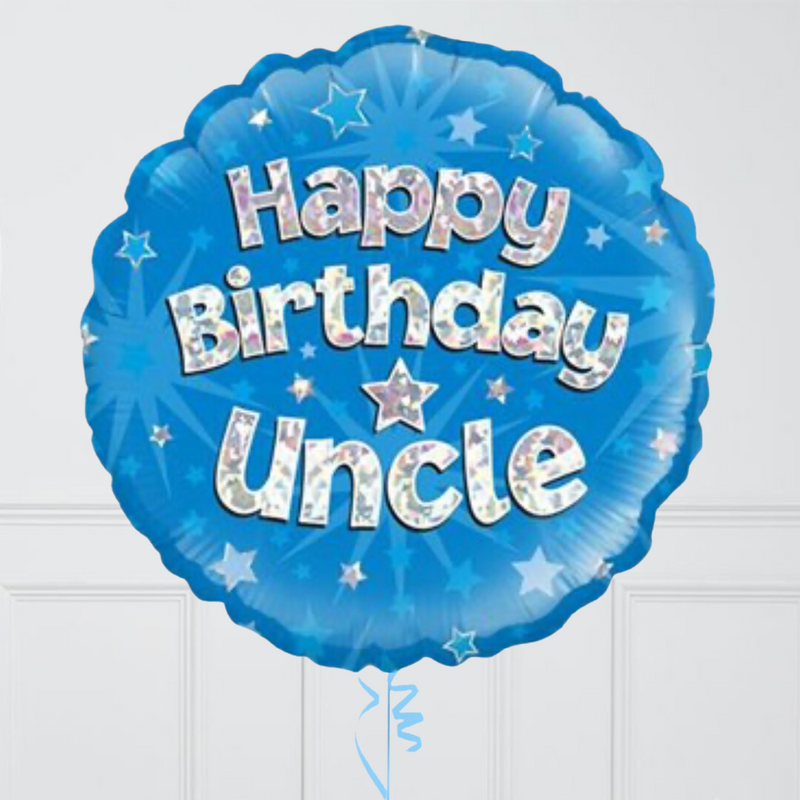 Happy Birthday Uncle Inflated Foil Balloons