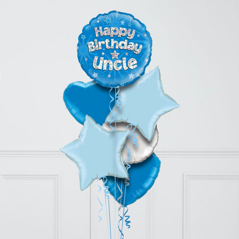 Happy Birthday Uncle Inflated Foil Balloons