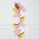 Mummy Bear Mother's Day Hearts Inflated Foil Balloon Bunch