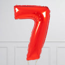 Red Birthday Balloon Numbers