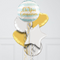 On Your Communion Baby Blue Inflated Foil Balloon Bunch