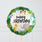 Sweet Safari Birthday Jungle Hearts Inflated Foil Balloon Bunch