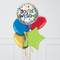 You're Awesome Hearts Inflated Foil Balloon Bunch